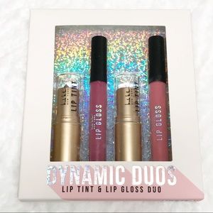 Nicole Miller Lip Tint and Lip Gloss Duos Set of 4 NEW